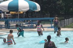 Kids love splashing at the water park!